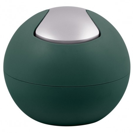 Spirella Pattumiera da bagno manuale PS BOWL OPACO 1L Verde Scuro Spirella