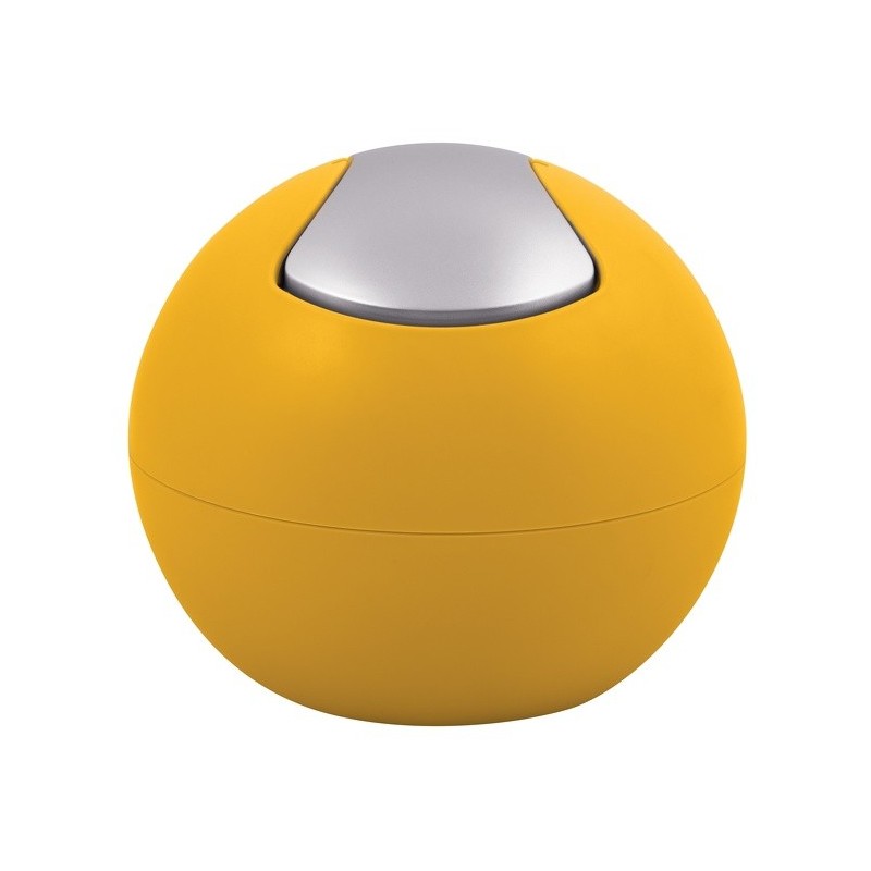 Spirella Cubo de basura basculante PS BOWL Mate 1L Amarillo Spirella