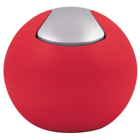 Spirella Cubo de basura basculante PS BOWL Mate 1L Rojo Spirella