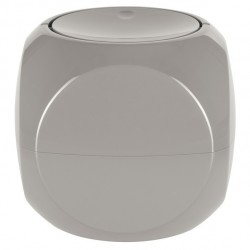 Spirella Pattumiera da bagno manuale PP DICE 1L Taupe Spirella