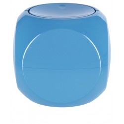 Spirella Pattumiera da bagno manuale PP DICE 1L Blu Spirella