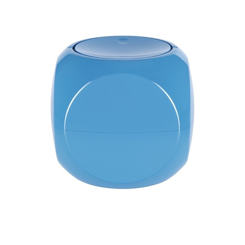 à bascule Poubelle PP DICE 1L Bleu Spirella Spirella