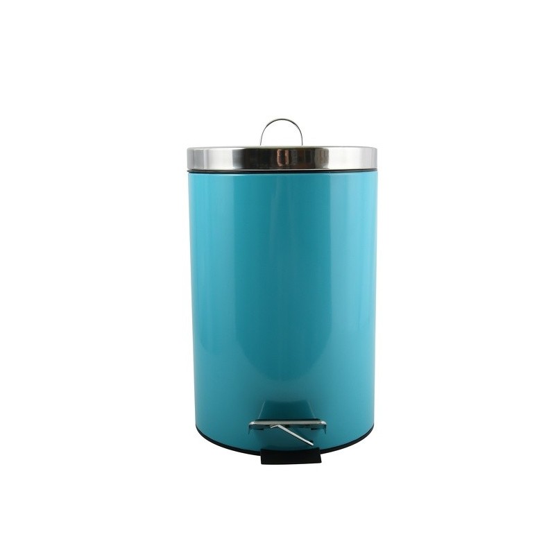 MSV Pedal bin Stainless Steel  12L Blue MSV