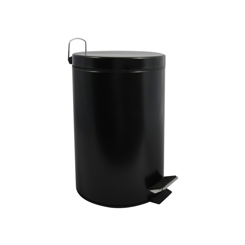 MSV Pedal bin Stainless Steel  12L Black MSV