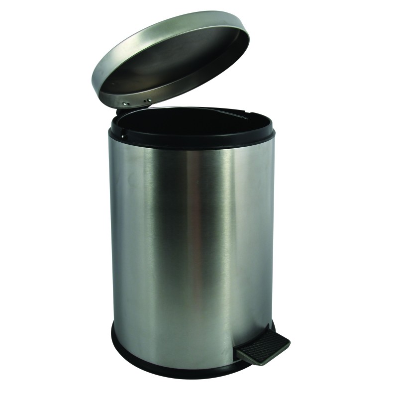 MSV Cubo de pedal Acero Inoxidable 20L MSV
