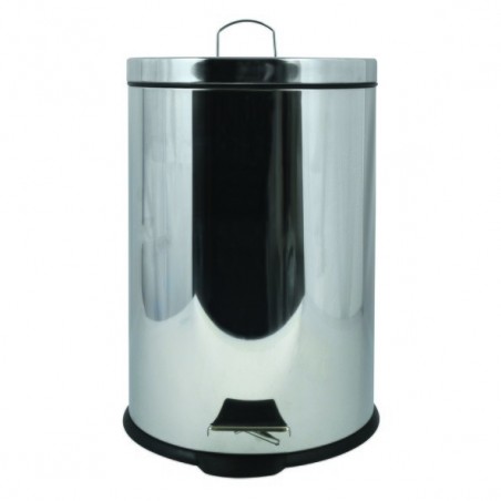 Poubelle à pédale Inox 20L Miroir MSV MSV