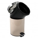 Poubelle à pédale Inox 3L Beige MSV MSV