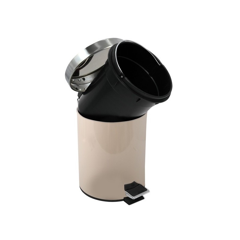 MSV Pedal Bin Stainless Steel 3L Beige MSV