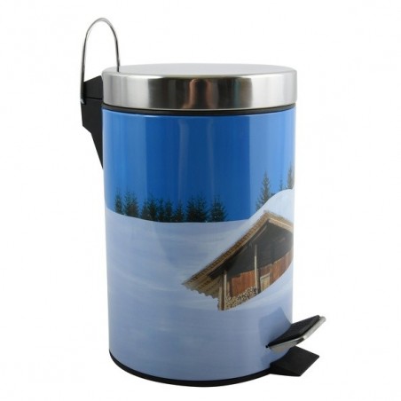 MSV Badezimmer Treteimer Edelstahl 3L Cottage Farbe MSV