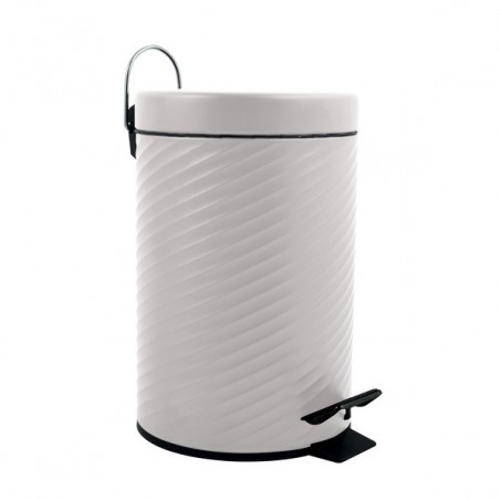 Spirella Pedal Bin Stainless Steel  AJAN 3L Matt White Spirella