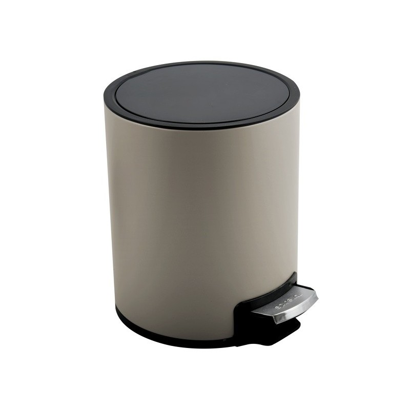 Spirella Cubo de pedal Acero Inoxidable RIKU 3L Topo Mate Spirella