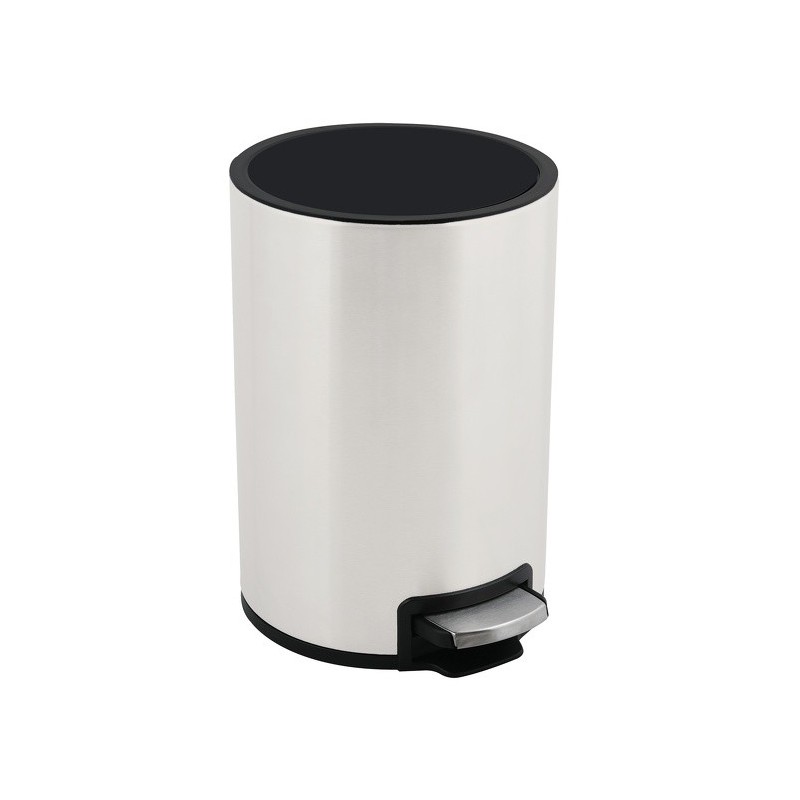 spirella Poubelle à  pédale Inox RIKU 5L Blanc mat Spirella