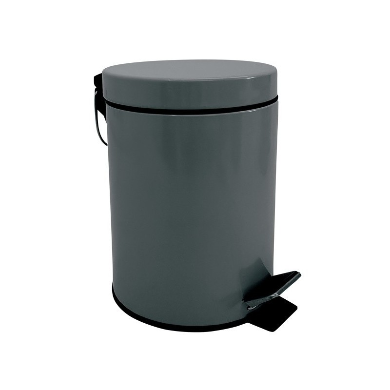MSV Pedal Bin Stainless Steel 3L Dark Gray MSV