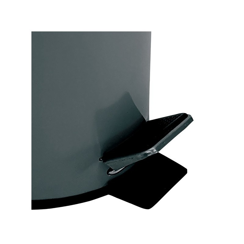 Poubelle à pédale Inox 3L Gris Foncé MSV MSV