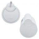 Spirella Basura & sostenedor de la escoba Polipropileno 6L SUN & MOON Blanco Spirella