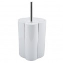 Spirella Pedal Bin & Broom Holder PP 6L SUN & MOON White Spirella