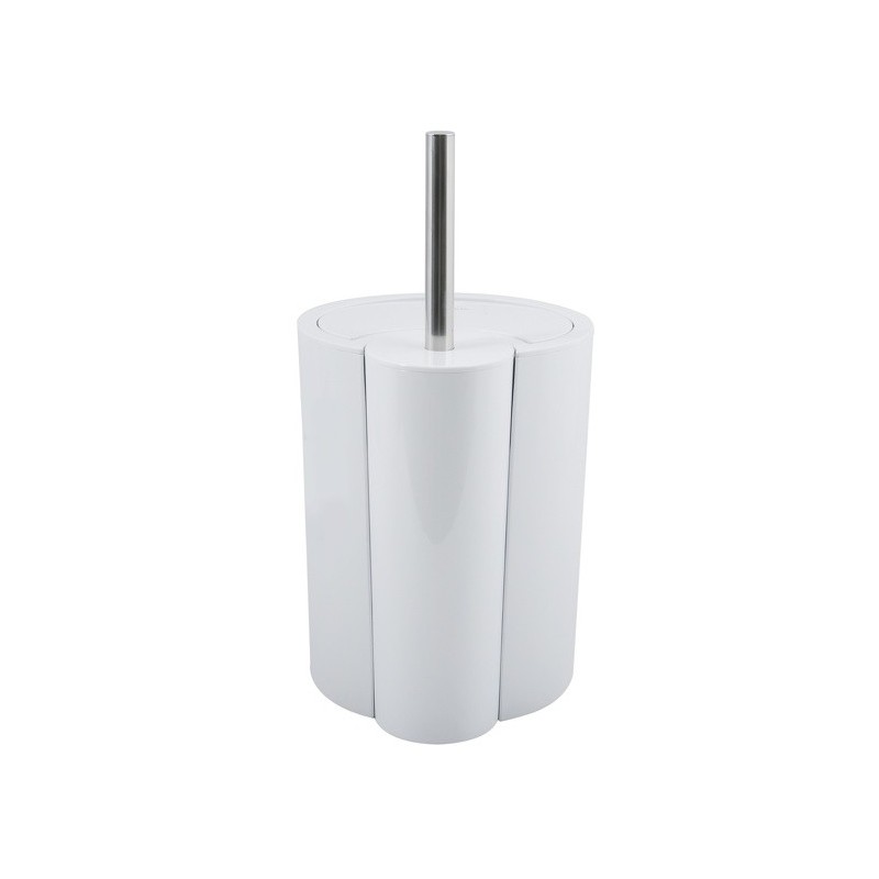Spirella Basura & sostenedor de la escoba Polipropileno 6L SUN & MOON Blanco Spirella