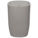 Poubelle à bascule PP PURE 4L Taupe Spirella Spirella