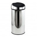 Poubelle Touch Inox 30L Gris MSV MSV