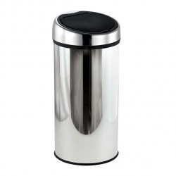 MSV Touch Bin Stainless Steel 30L Gris
