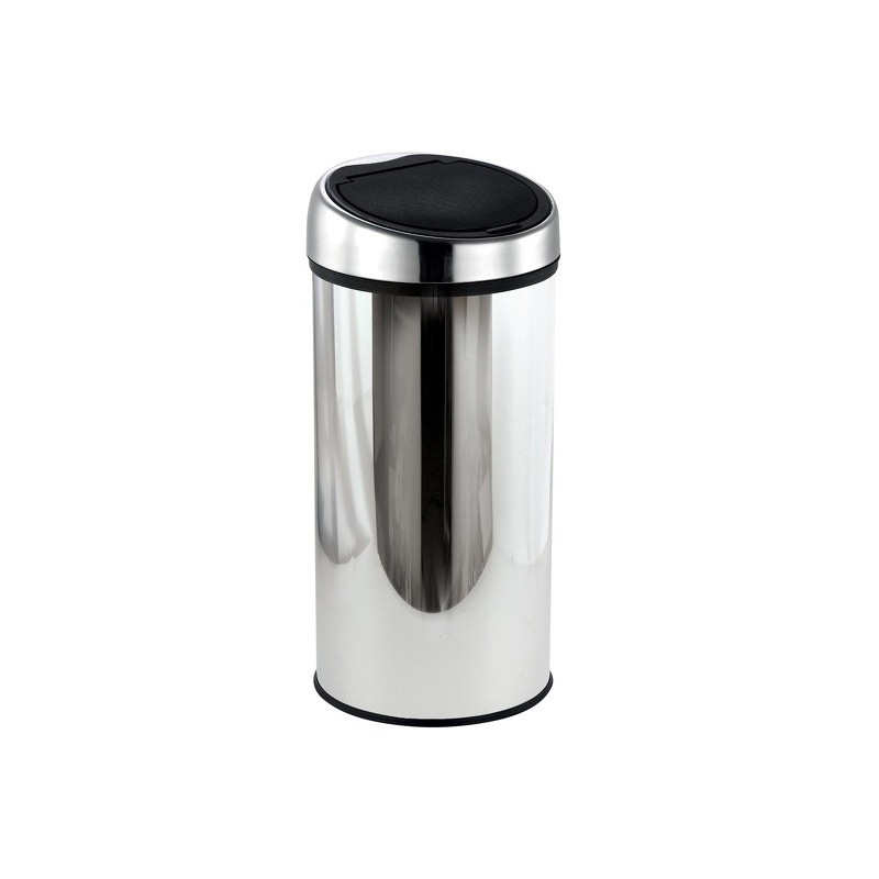spirella Poubelle Touch Inox 30L Gris MSV