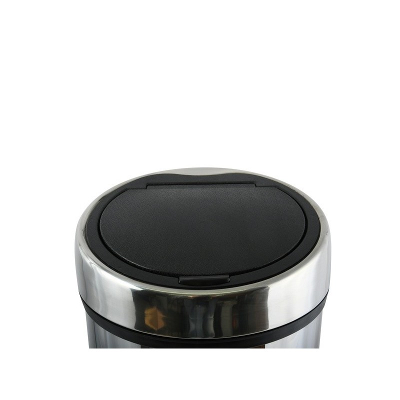 Poubelle Touch Inox 30L Gris MSV MSV