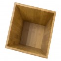 MSV Badezimmer Treteimer Bamboo Bin 3L Braun MSV