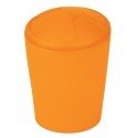 Spirella Cubo de basura basculante Polipropileno MOVE 5L Frosty Naranja Spirella