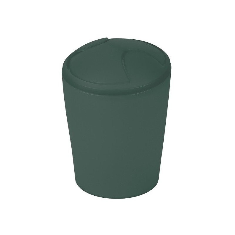 Spirella Pattumiera da bagno manuale PP MOVE 5L Verde Scuro Spirella