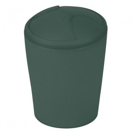 Spirella Pattumiera da bagno manuale PP MOVE 5L Verde Scuro Spirella