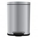 Spirella Pattumiera a pedale in acciaio inox AKIRA 12L Grigio Spirella