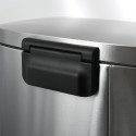 Spirella Pattumiera a pedale in acciaio inox AKIRA 12L Grigio Spirella