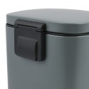 Poubelle à pédale Acier AKIRA 12L Gris mat Spirella Spirella