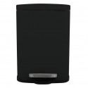 Spirella Cubo de pedal Acero AKIRA 12L Negro Mate Spirella