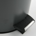 Spirella Pattumiera da bagno a pedale Acciaio e bambù ADONIS 3L grigio antracite opaco Spirella