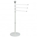 MSV Porte Serviettes 3 branches Métal Blanc MSV