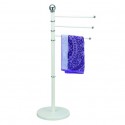 MSV Porte Serviettes 3 branches Métal Blanc MSV