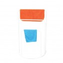 Porte Serviettes Acier LUNE Blanc MSV MSV