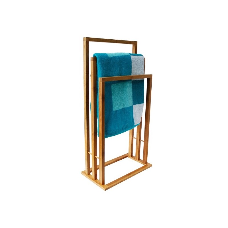 Porte Serviettes Bambou 3 Barres Bambou MSV MSV