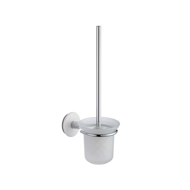 MSV Scopino per WC con Supporto Ceramica e Zinco MALTA MSV