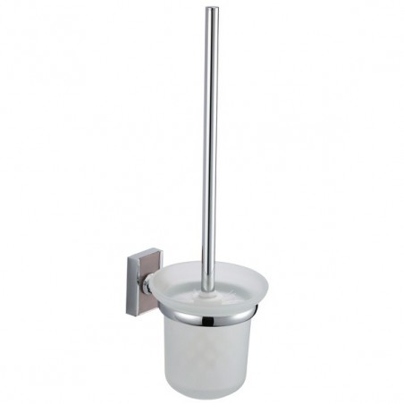 Brosse Wc avec support à fixer Zinc Chromé ALBA MSV MSV