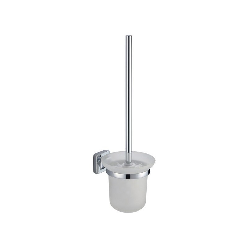 Brosse Wc avec support à fixer Zinc Chromé LUCCA Chromé MSV MSV