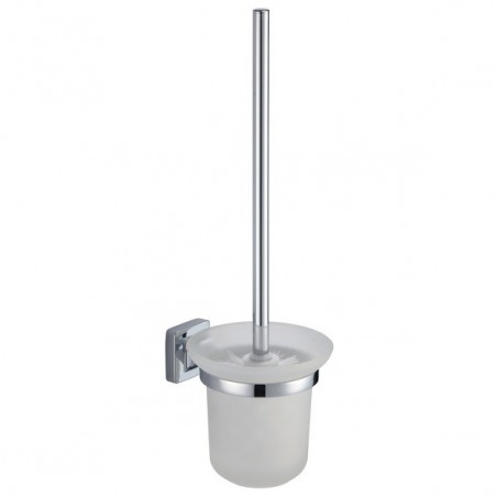 Brosse Wc avec support à fixer Zinc Chromé LUCCA Chromé MSV MSV