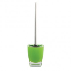 MSV Toilet Brush with Acrylic & Stainless Steel Holder TAHITI Green