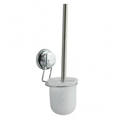 Brosse Wc avec support MEGA VENTOUSES Acier Chromé MSV MSV