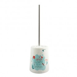 MSV Toilet Brush with Ceramic Holder Bath&Love MSV