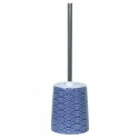 MSV Scopino per WC con Supporto Ceramica BENTO Blu MSV