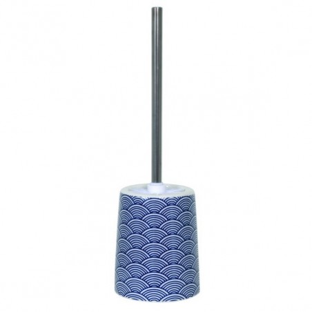 MSV Scopino per WC con Supporto Ceramica BENTO Blu MSV