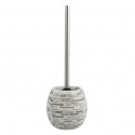 MSV Toilet Brush with Holder Ceramic BRICK Beige MSV