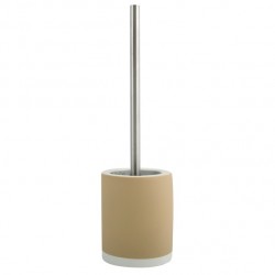 MSV Toilet Brush with CAGLIARI Beige Ceramic Holder MSV